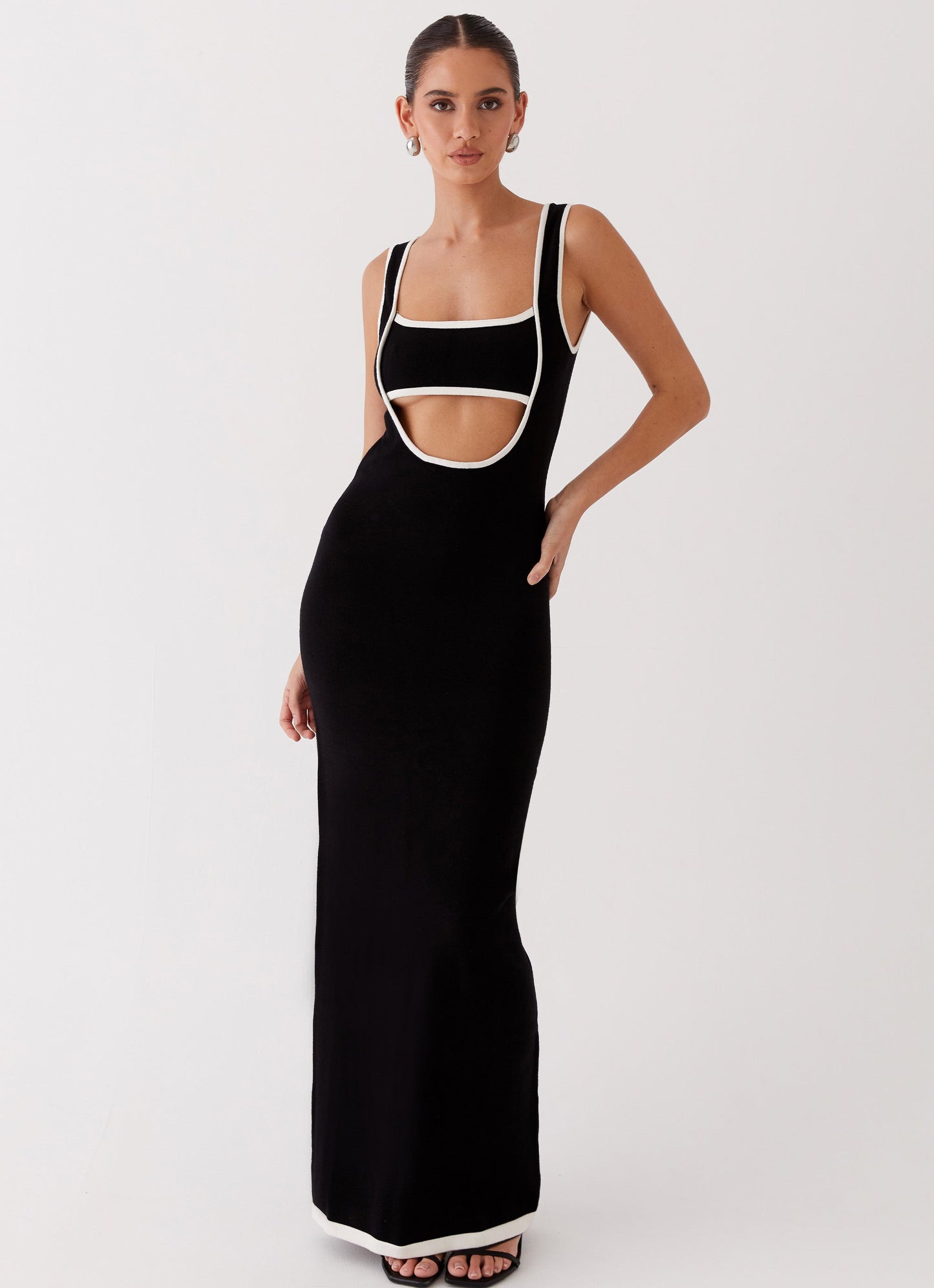 Zulema® | Holle lange jurk van wollen bandjes