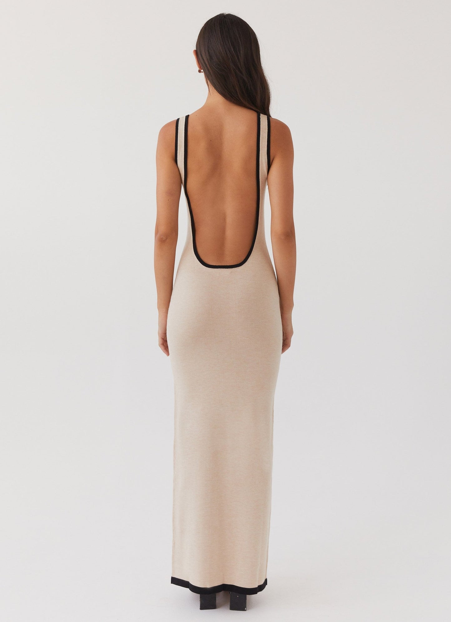 Zulema® | Holle lange jurk van wollen bandjes