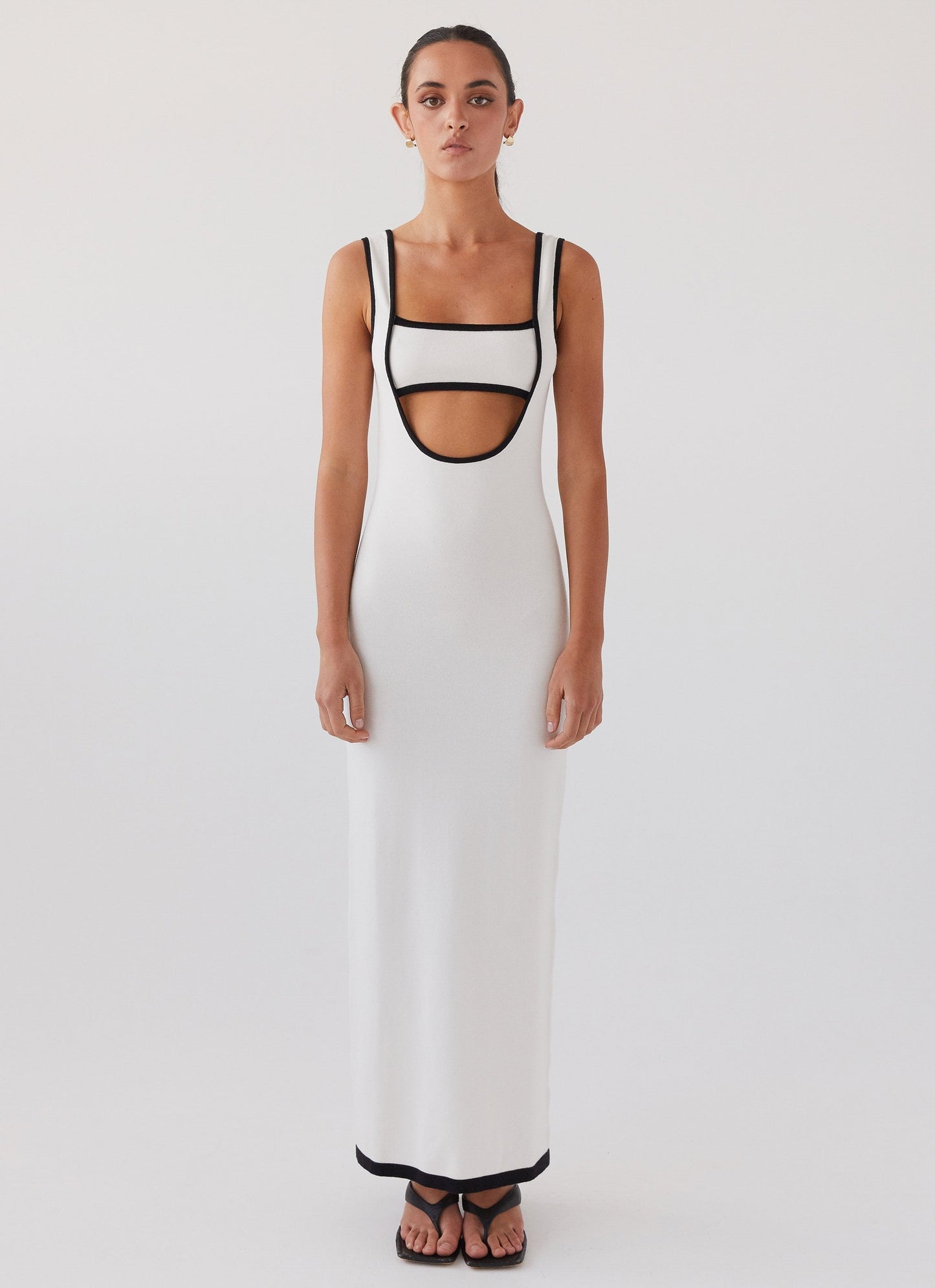 Zulema® | Holle lange jurk van wollen bandjes