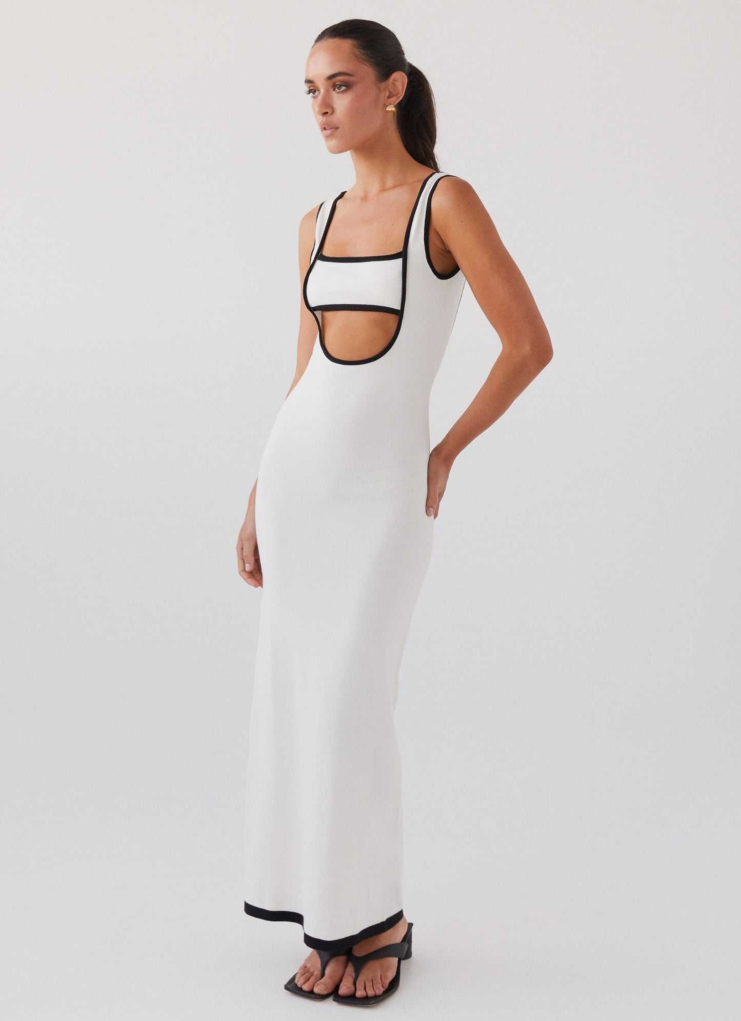 Zulema® | Holle lange jurk van wollen bandjes