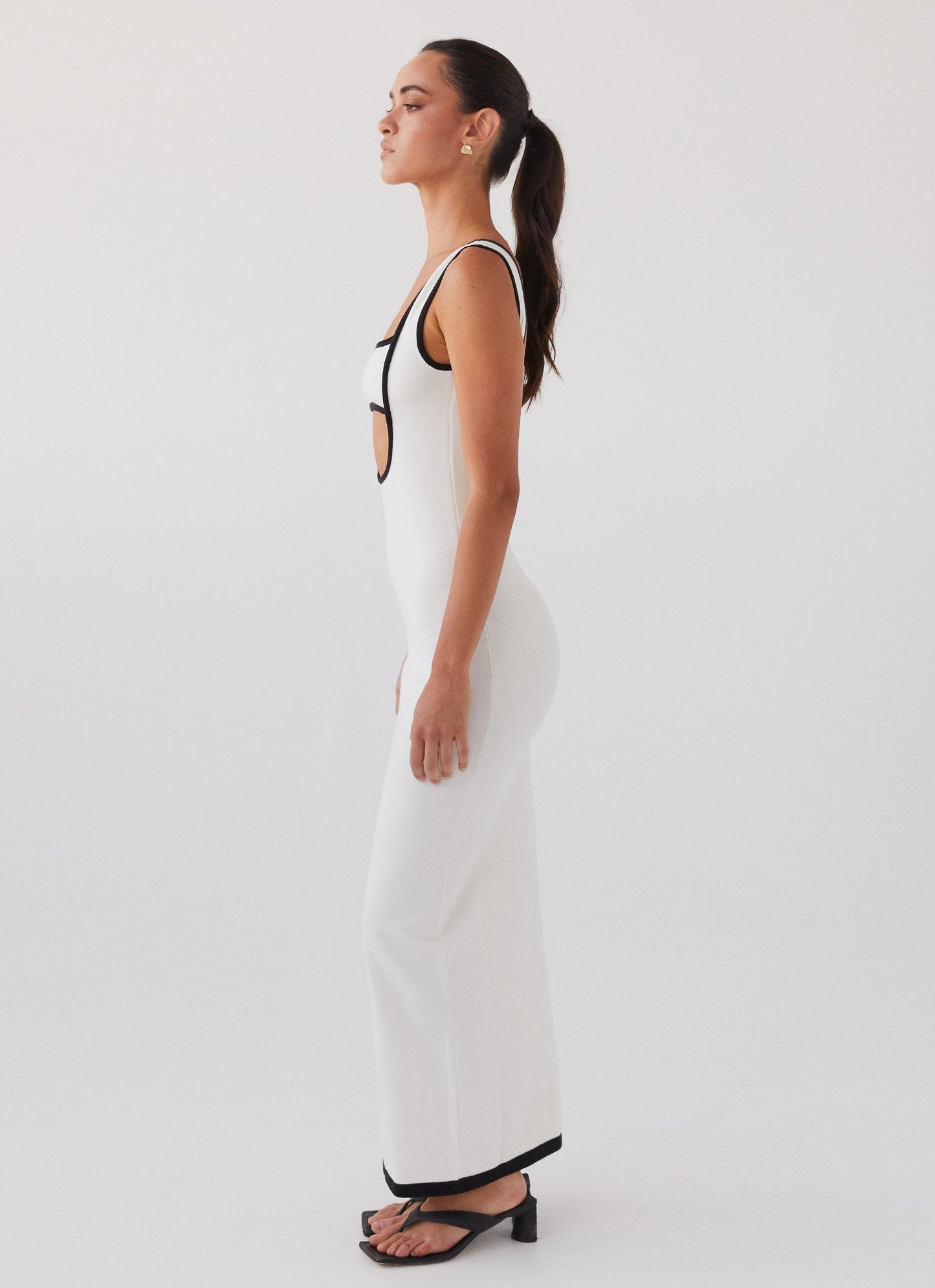 Zulema® | Holle lange jurk van wollen bandjes