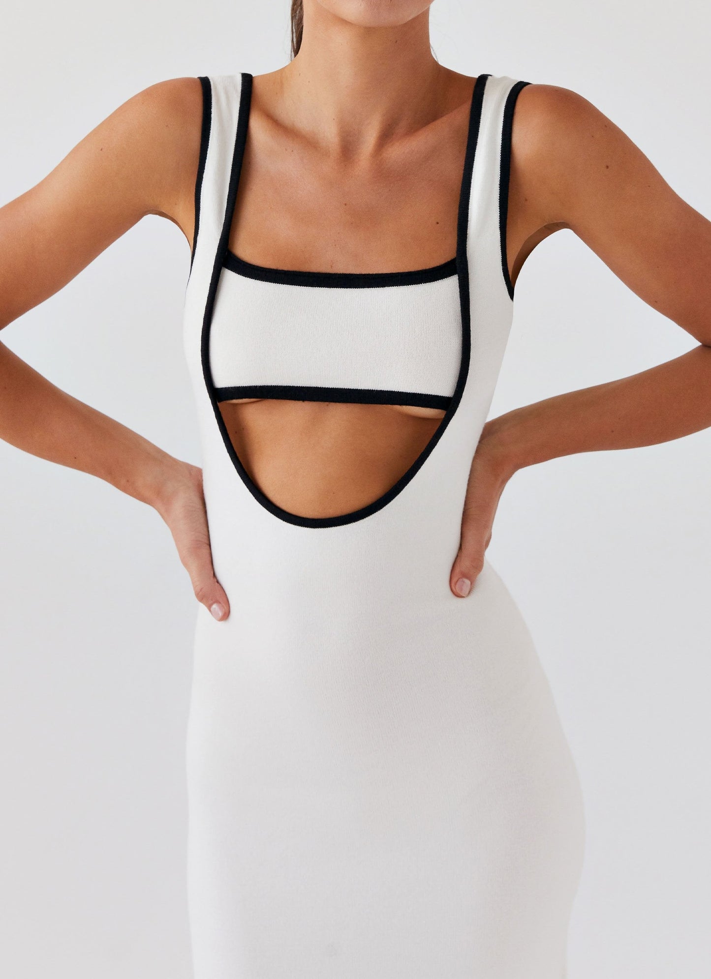 Zulema® | Holle lange jurk van wollen bandjes