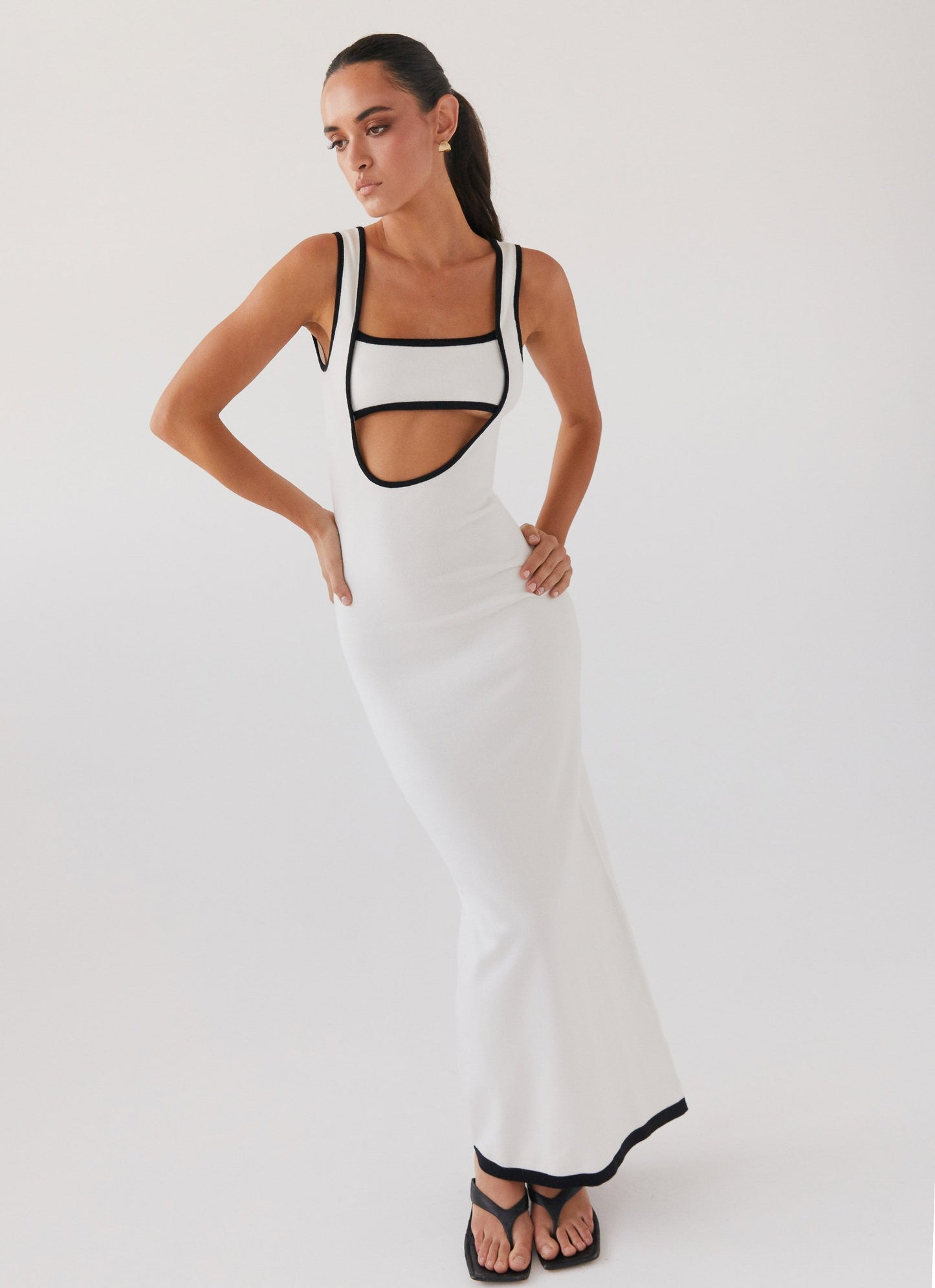 Zulema® | Holle lange jurk van wollen bandjes