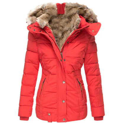 Ula® | Warme winterjas met bontcapuchon