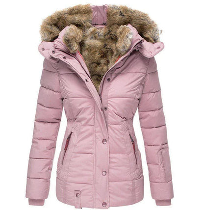 Ula® | Warme winterjas met bontcapuchon