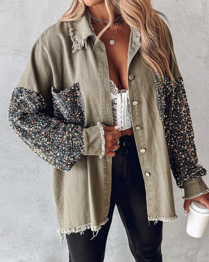 Teresa® | Jack met contrasterende pailletten voor dames
