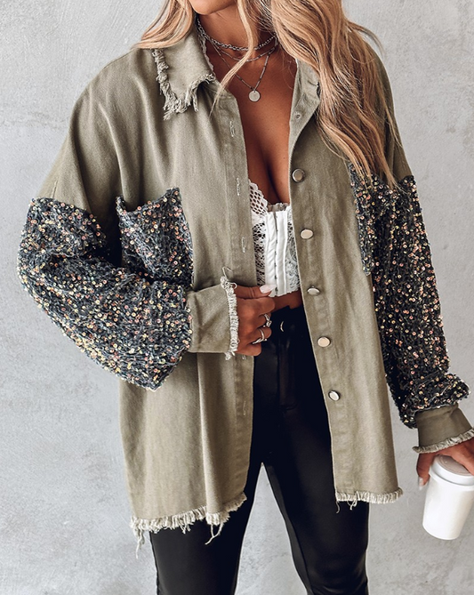 Teresa® | Jack met contrasterende pailletten voor dames