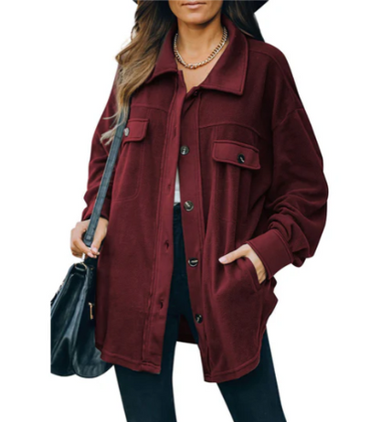 Ursula® | Fleecejack met knoopsluiting voor dames
