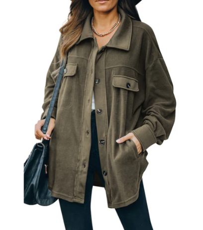 Ursula® | Fleecejack met knoopsluiting voor dames