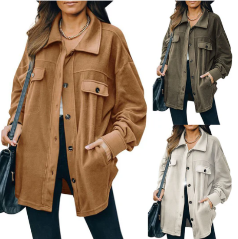 Ursula® | Fleecejack met knoopsluiting voor dames