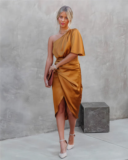 Zulema® | Elegante zijden feestjurk