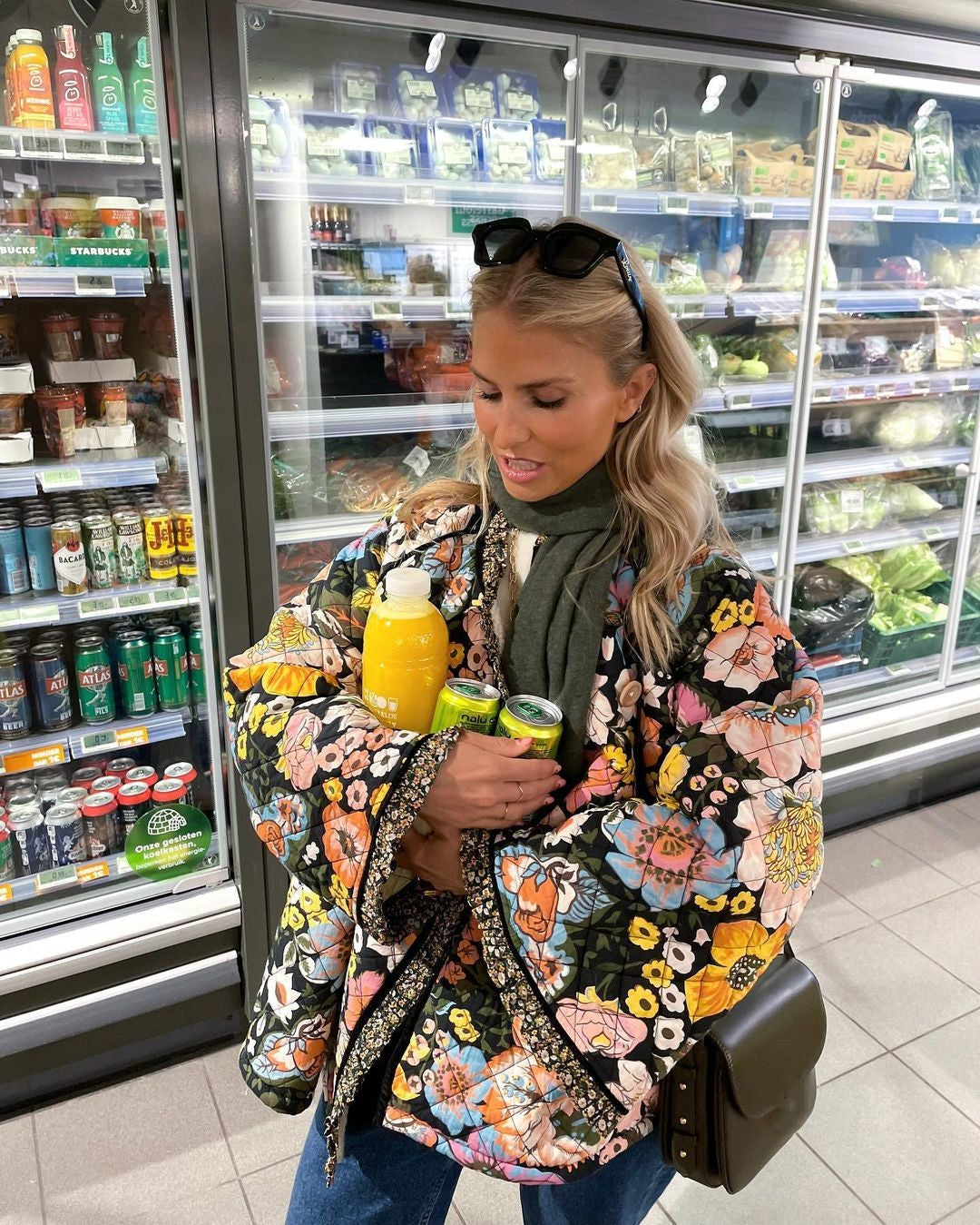 Yasmin® | Gevoerd damesjack met bloemenprint