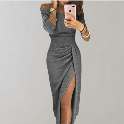 Yasmina® | Elegante avondjurk voor dames met lange mouwen
