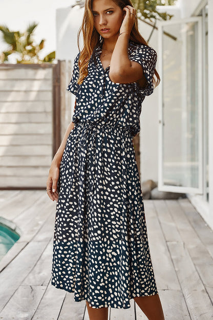 Yasmin® | Midi-jurk met stippen