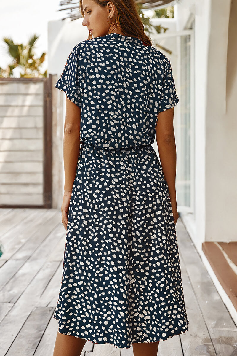 Yasmin® | Midi-jurk met stippen