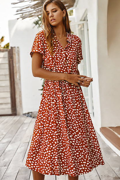 Yasmin® | Midi-jurk met stippen