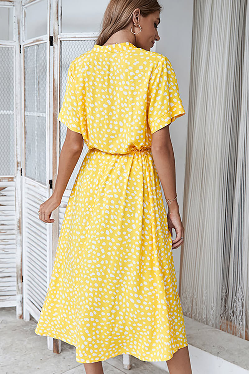 Yasmin® | Midi-jurk met stippen