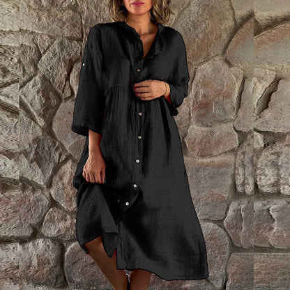 Thalia® | Katoenlinnen jurk