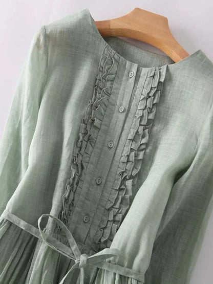 Zola® | Elegante linnen jurk