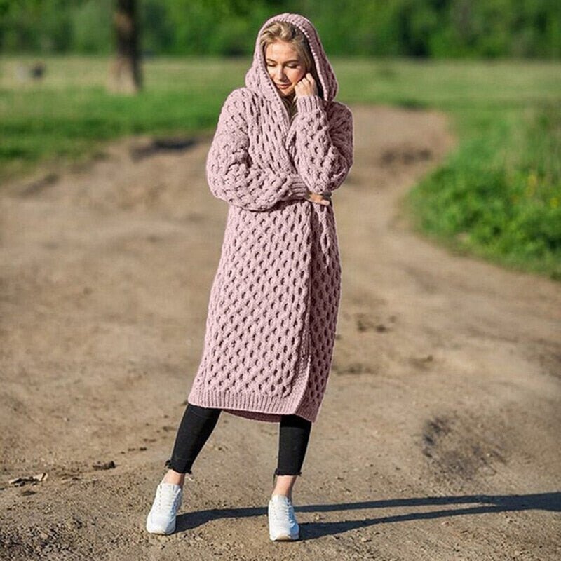 Ula® | Lang damesvest met capuchon