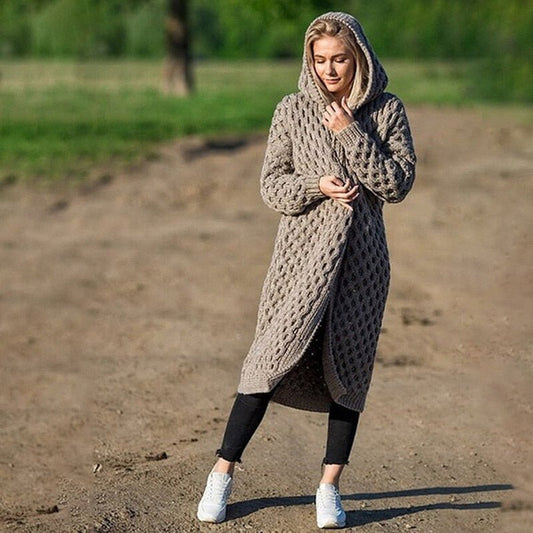 Ula® | Lang damesvest met capuchon