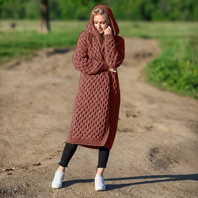 Ula® | Lang damesvest met capuchon