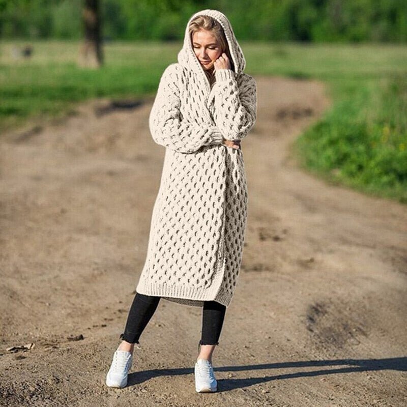 Ula® | Lang damesvest met capuchon