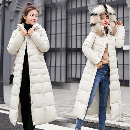 Ursula® | Lange, gewatteerde damesjas voor de winter