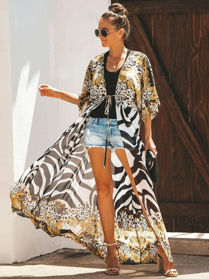 Zonnewende® | Kimono met luipaardprint