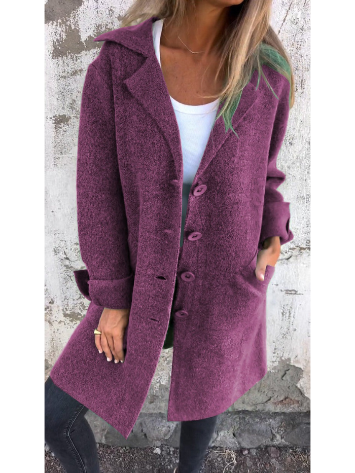 Tessa® | Lang vest met eenvoudige knoopsluiting