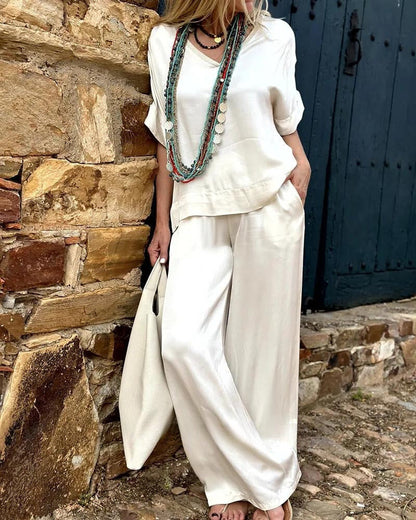 Zulema® | Bologna'S Elysian Elegance blouse- en broekset