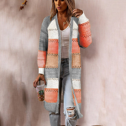 Tiffany® | Lang vest met kleurblokken