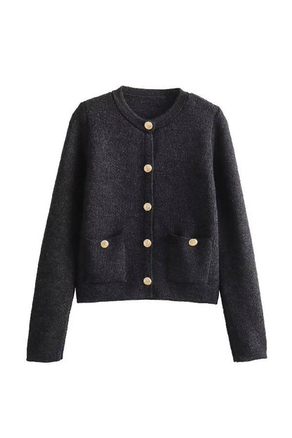 Teresa® | Vest met gouden knopen