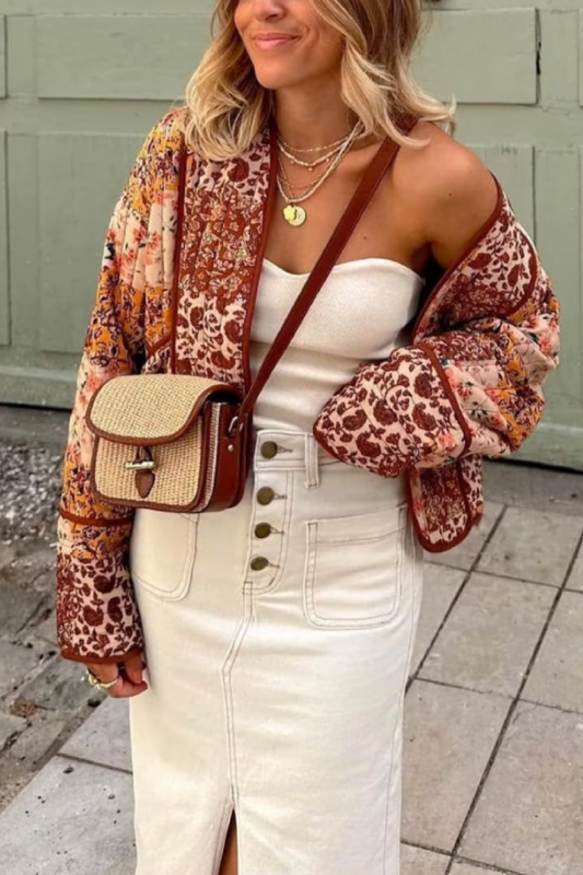 Tonia® | Losvallend, casual, kort vest van gewatteerd katoen