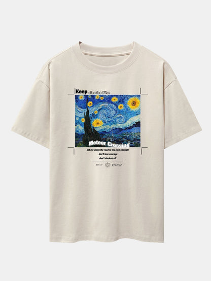 Valentina® | Comfortabel T-shirt met een abstracte print