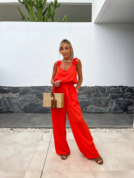 Ursula® | Jumpsuit met lange bandjes
