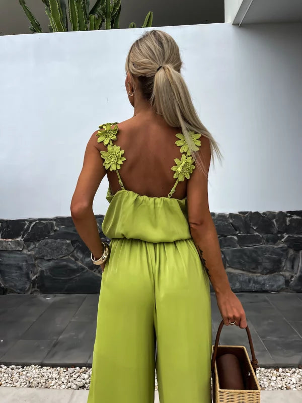 Ursula® | Jumpsuit met lange bandjes