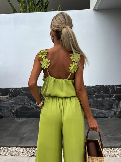 Ursula® | Jumpsuit met lange bandjes