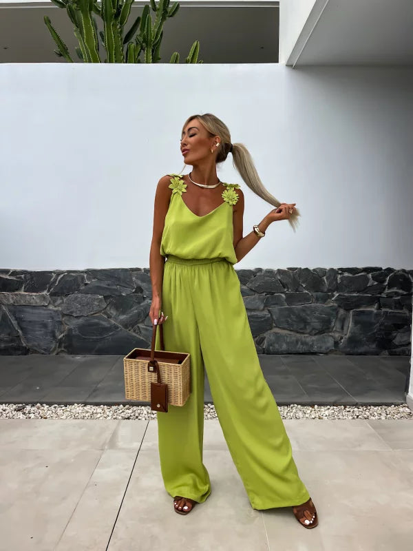 Ursula® | Jumpsuit met lange bandjes