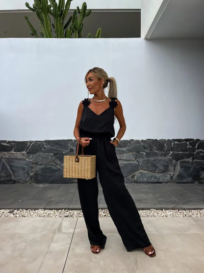 Ursula® | Jumpsuit met lange bandjes