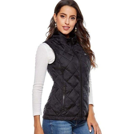Zoe® | Modieus verwarmingsvest met USB