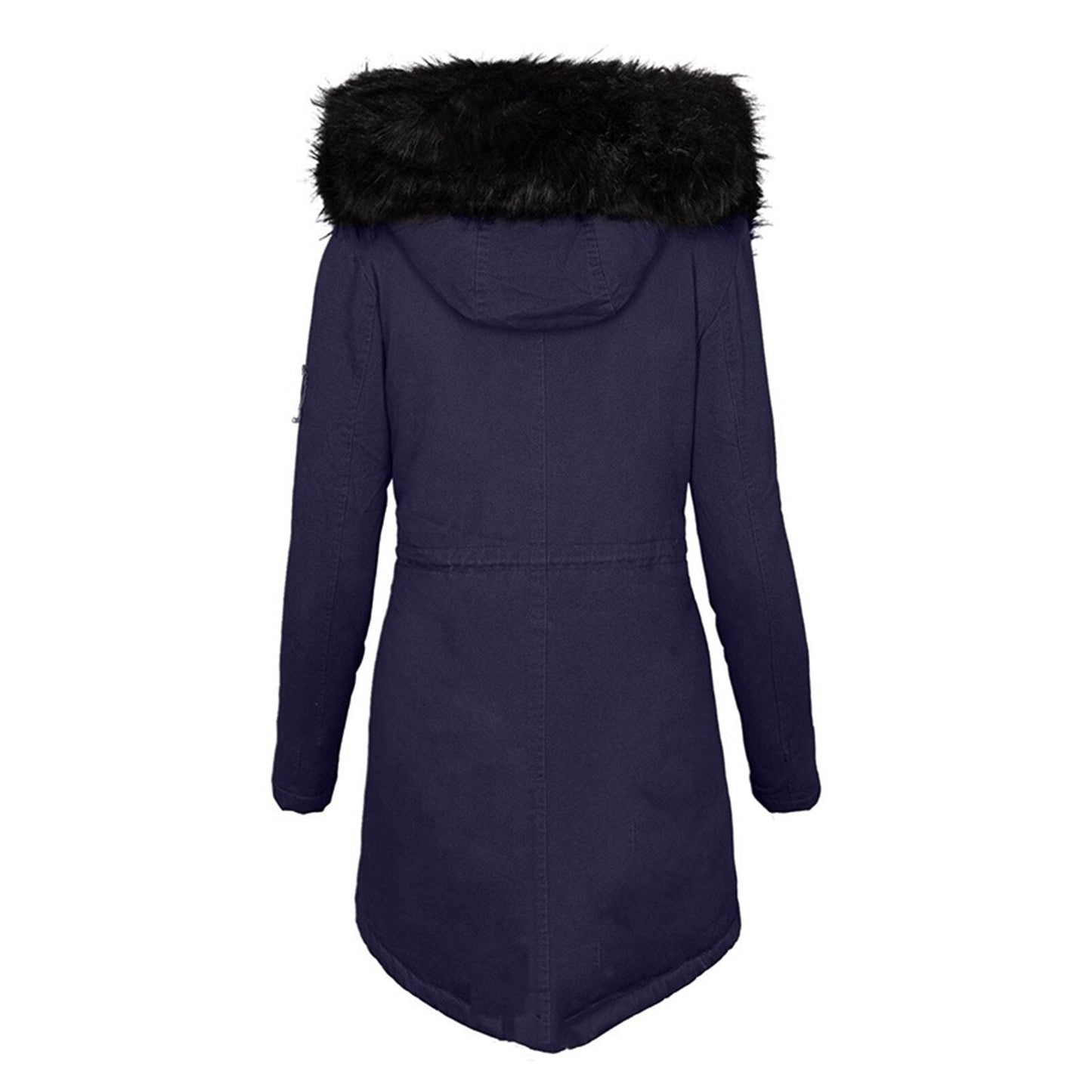 Uma® | Winterparka met imitatiebont