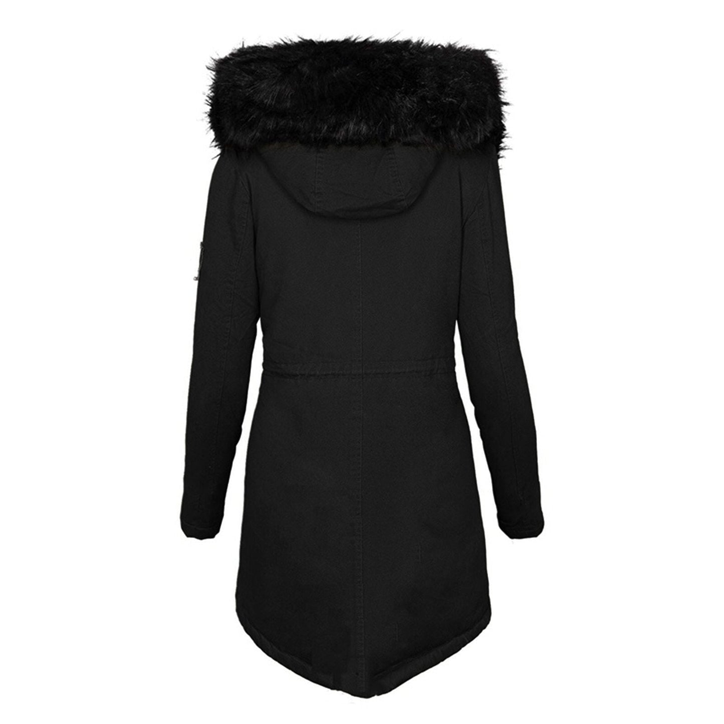 Uma® | Winterparka met imitatiebont