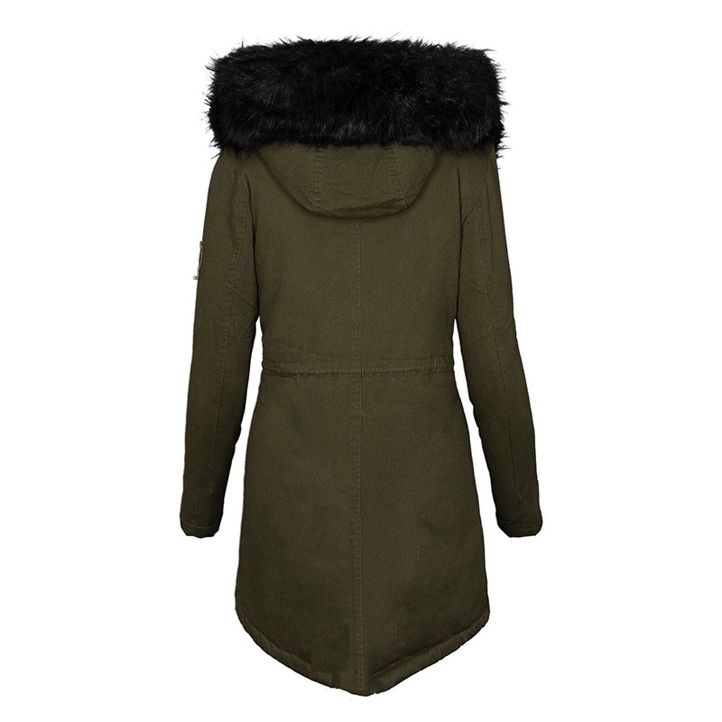 Uma® | Winterparka met imitatiebont