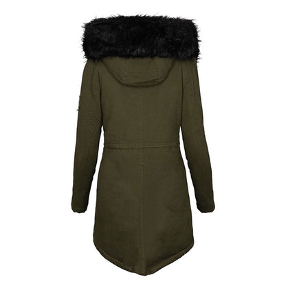 Uma® | Winterparka met imitatiebont