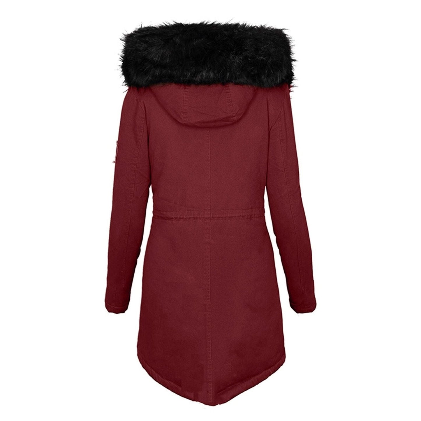 Uma® | Winterparka met imitatiebont