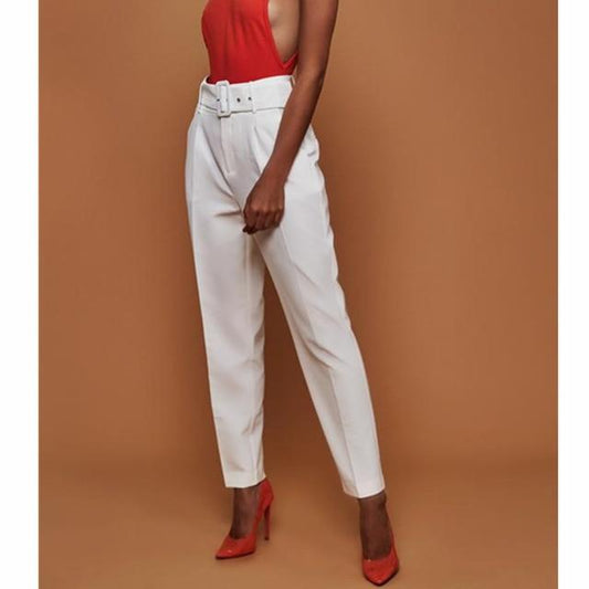 Zulema® | Broek met riem en hoge taille