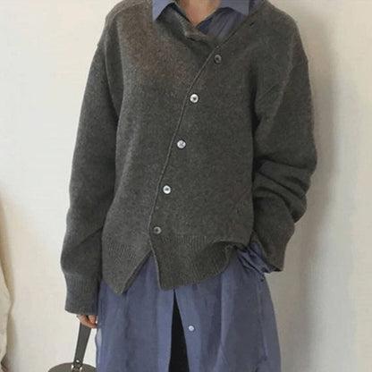 Yasmin® | Comfortabele cashmere jas met knoopdetails