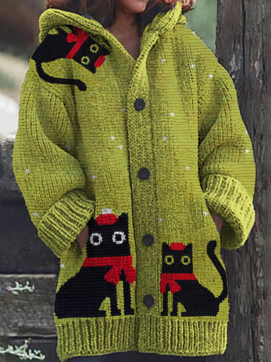 Yesenia® | Casual hoodie met schattig kattenmotief voor dames