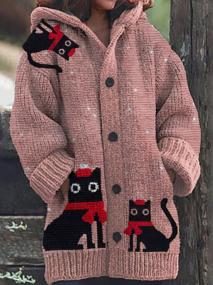 Yesenia® | Casual hoodie met schattig kattenmotief voor dames